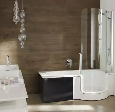 Artweger Twinline 1 Badewanne mit geraden Abschluss ohne Türe