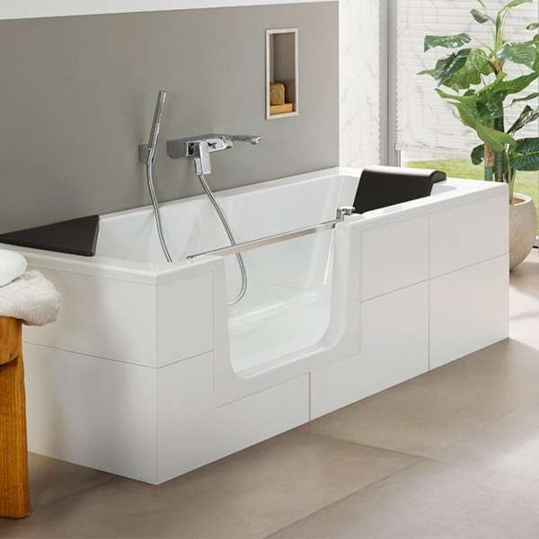 Twinline Pure 160 oder 170 x75 incl Duschtüre