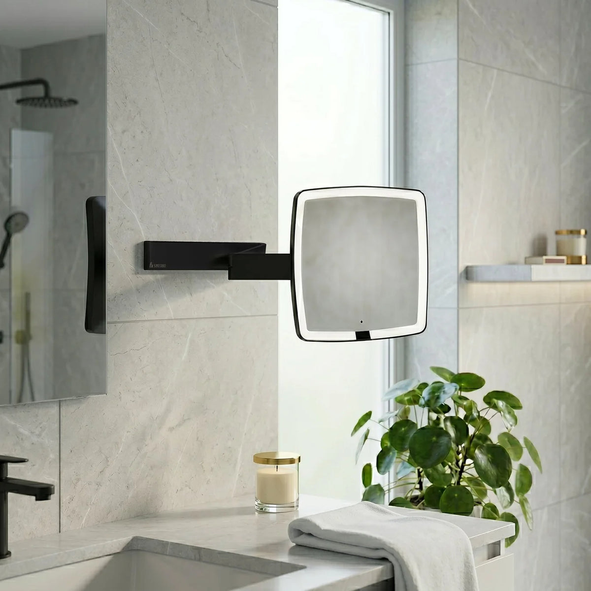 Kosmetikspiegel mit LED-Beleuchtung