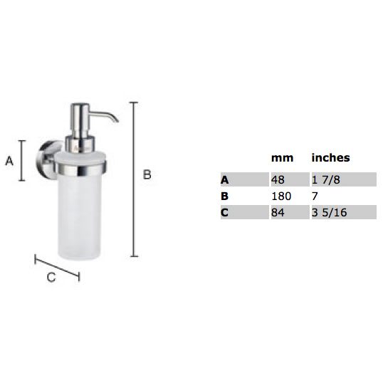 Smedbo Home Seifenspenderhalter - HK369